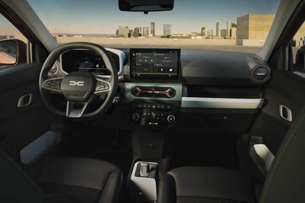 Dacia Spring 2024 com design renovado 9 Dacia Spring interior