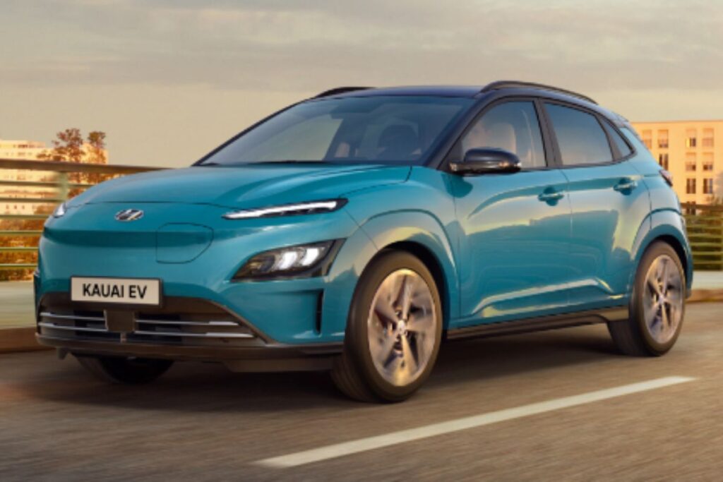 Hyundai Kauai Electric chega a 1 de abril 4 Kauai Electric azul