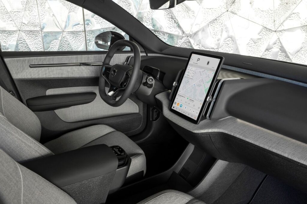 Volvo EX30 com menor pegada de carbono da marca 5 Interior do Volvo EX30