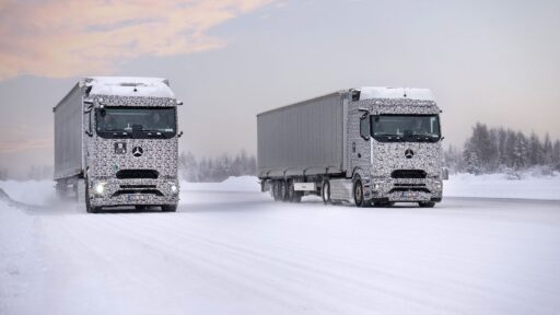 Camião Mercedes eActros 600 supera frio finlandês 13 Mercedes eActros 600