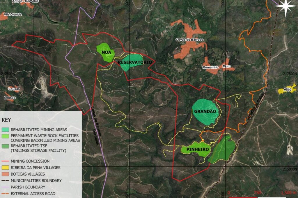 Lítio de alto teor encontrado na mina de Boticas 3 lítio de alto teor descoberto