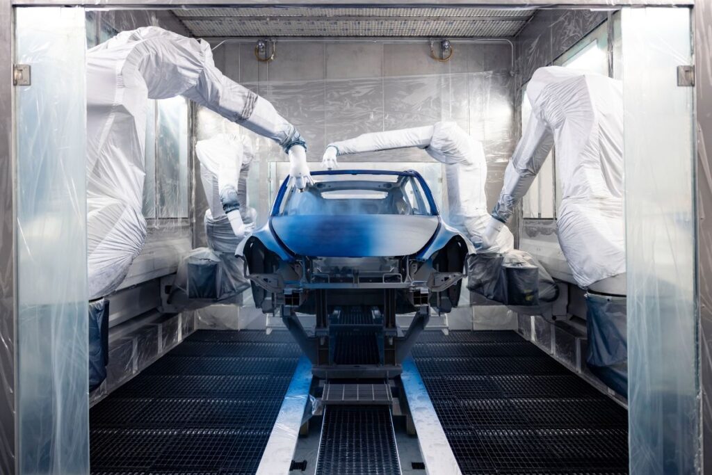 Fábrica da Tesla na Alemanha alvo de sabotagem 4 pintura fabrica da tesla