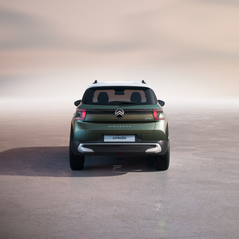 Citroën C3 Aircross ganha versão 100% elétrica 6 Citroën C3 Aircross traseira