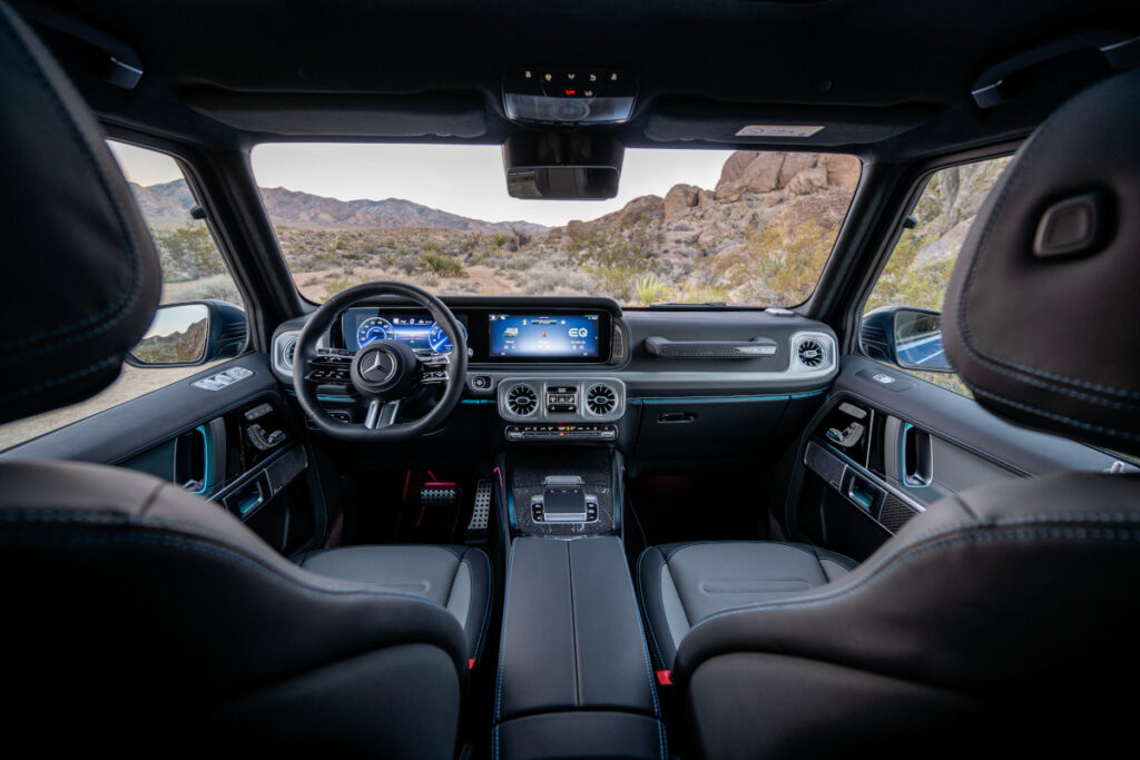 Mercedes-Benz G 580 EQ: O ícone off-road torna-se elétrico 6 interior Mercedes-Benz G 580 EQ
