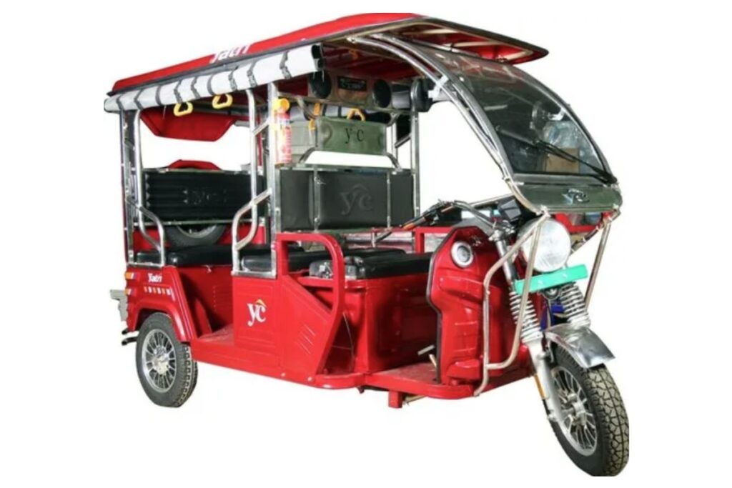 Tuktuk elétricos são a moda na Índia 5 YC Electric