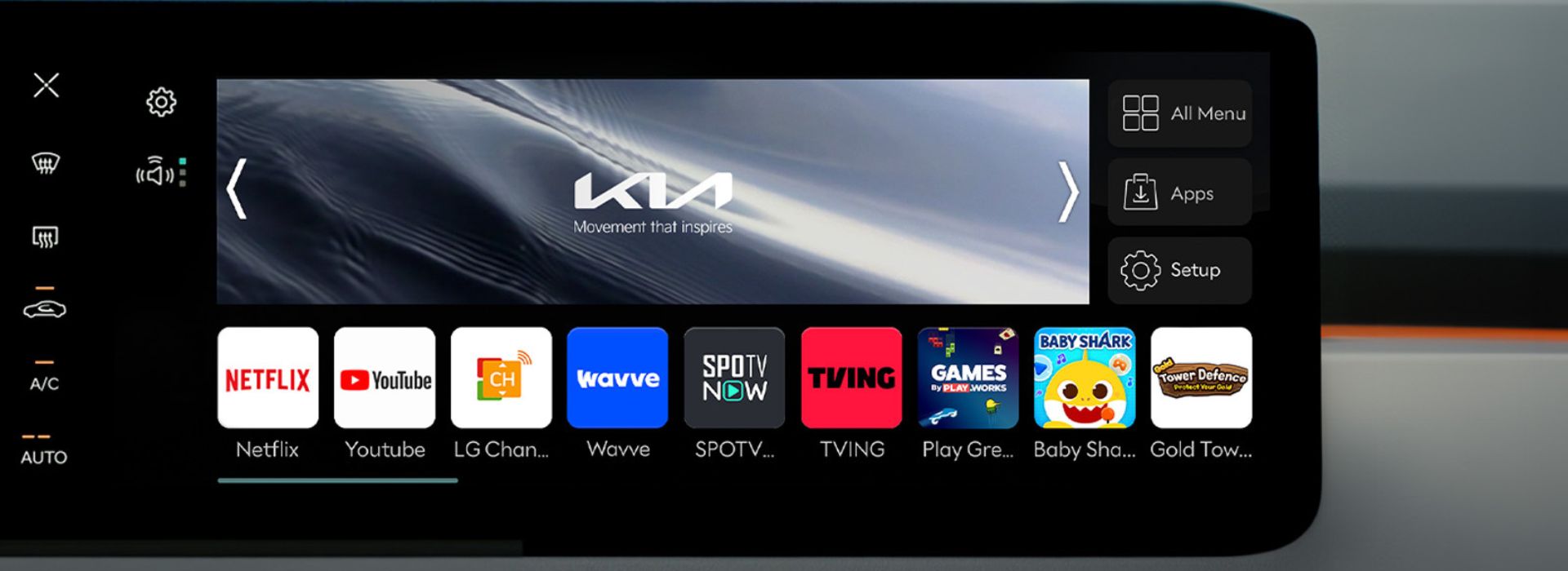 Kia EV3 estreia solução de entretenimento da LG baseada em webOS 2 Solução de entretenimento da LG