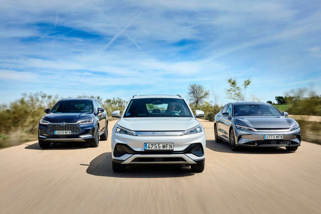 Automóveis elétricos chineses taxados a partir de amanhã 3 automóveis elétricos chineses