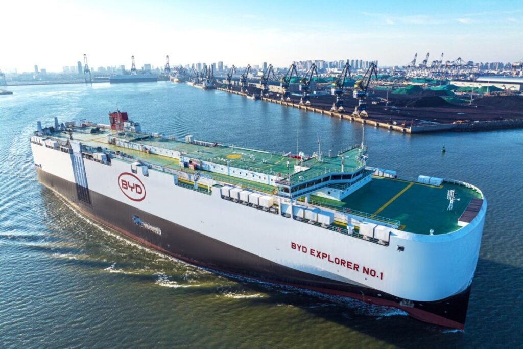 BYD quer que 50% das vendas sejam feitas fora da China 5 BYD barco