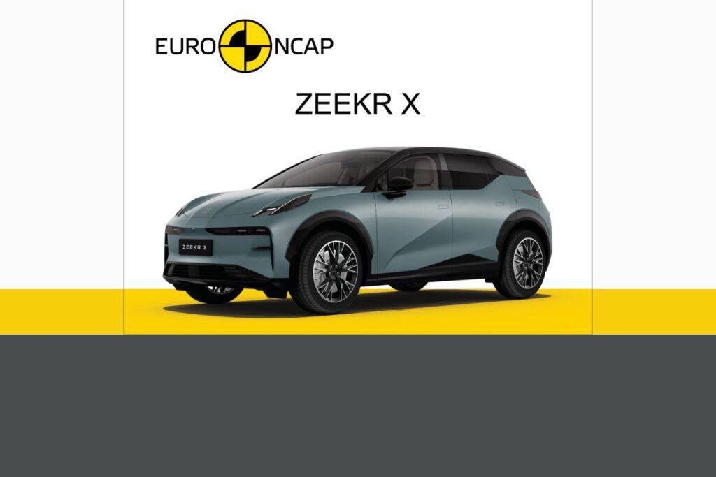 Zeekr X é o BEV mais seguro de 2024 para a Euro-NCAP 4 Euro NCAP
