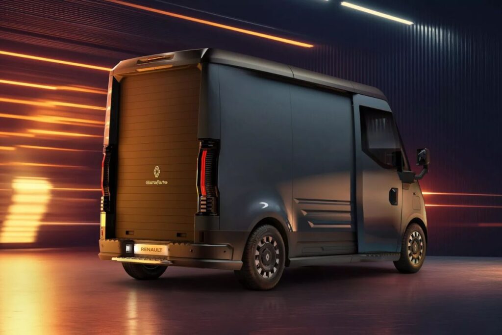 Os novos furgões 100% elétricos da Renault chegam em 2026 11 Estafette tras