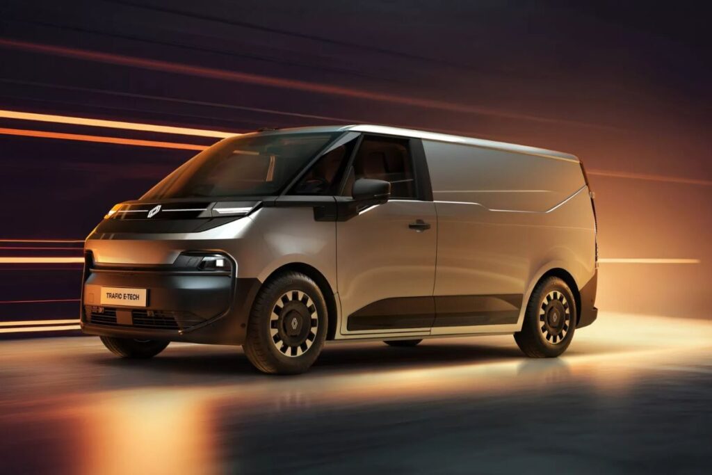 Os novos furgões 100% elétricos da Renault chegam em 2026 4 Trafic frente