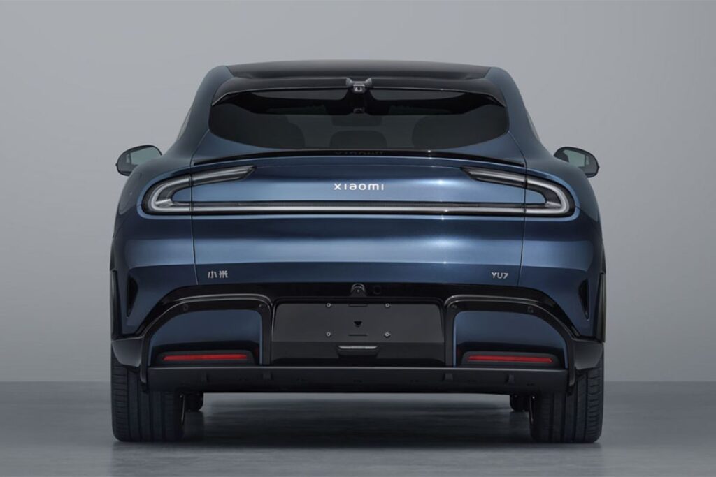 O novo Xiaomi YU7 terá duas versões e até 820 km de autonomia 5 Xiaomi YU7