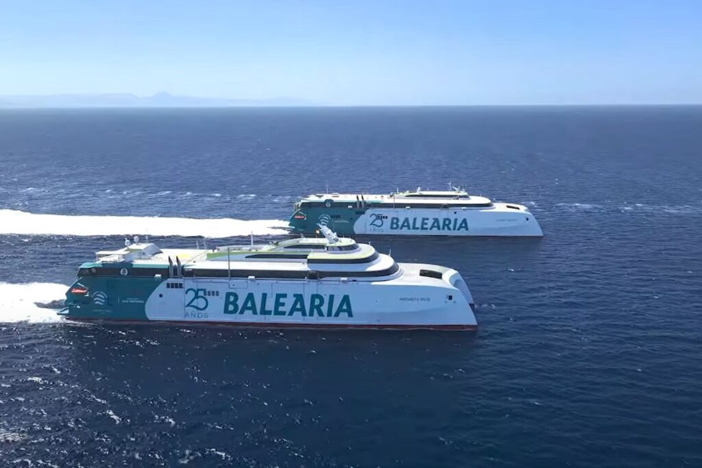 Ferries elétricos vão ligar Tarifa a Tânger 4 ferries elétricos