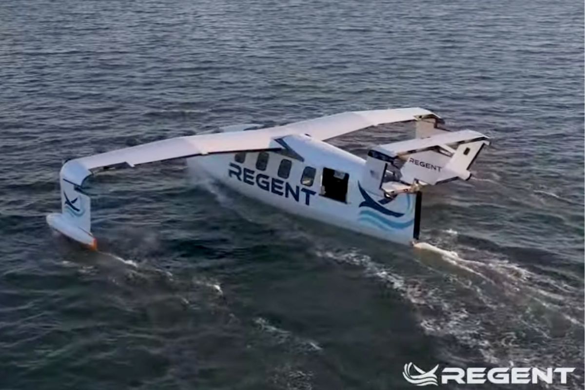 Planador marítimo elétrico passa testes com distinção 2 Planador marítimo