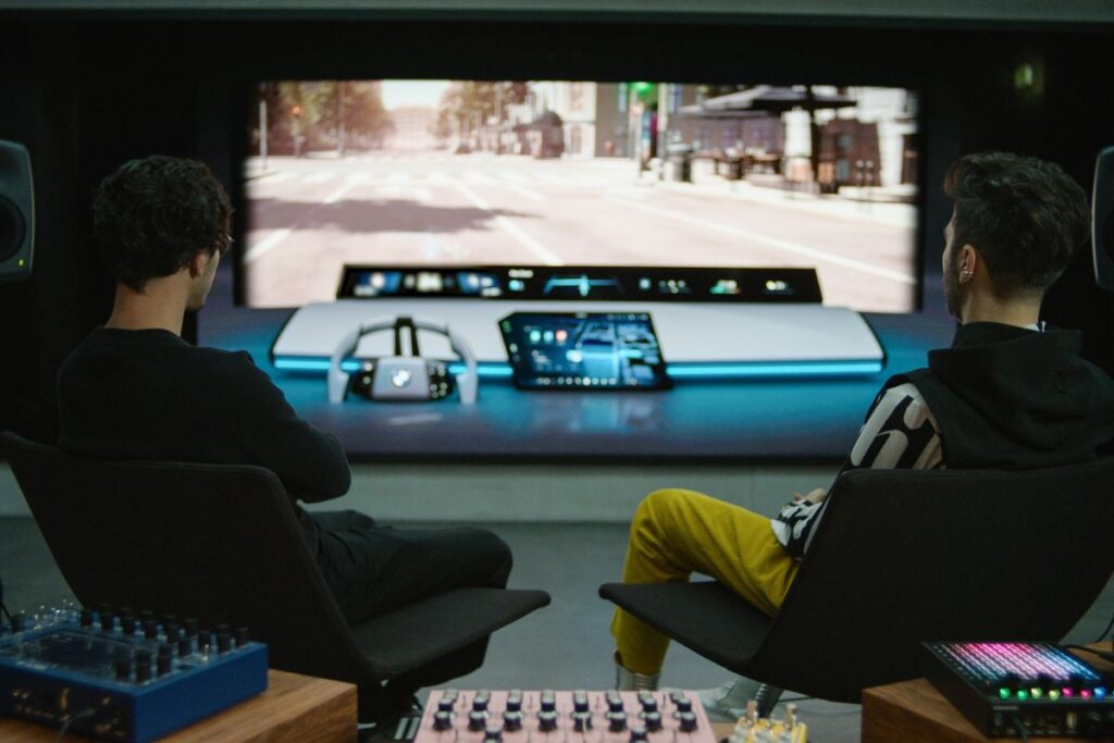 BMW cria paisagem sonora HypersonX para os Neue Klasse 4 HypersonX