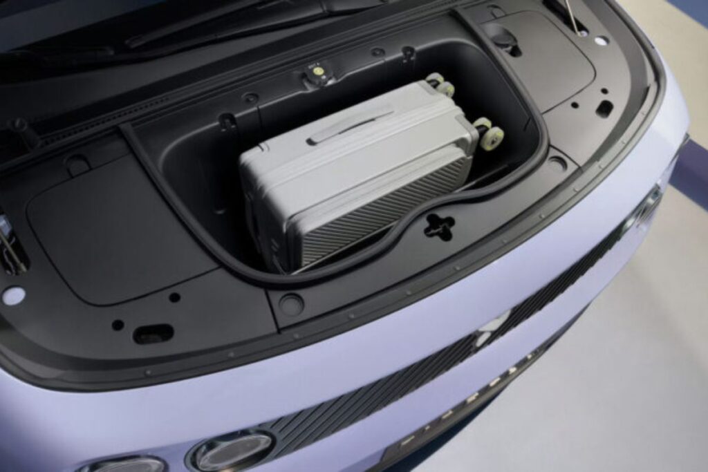 Firefly EV lançado na China com olhos postos na Europa 4 Firefly EV frunk