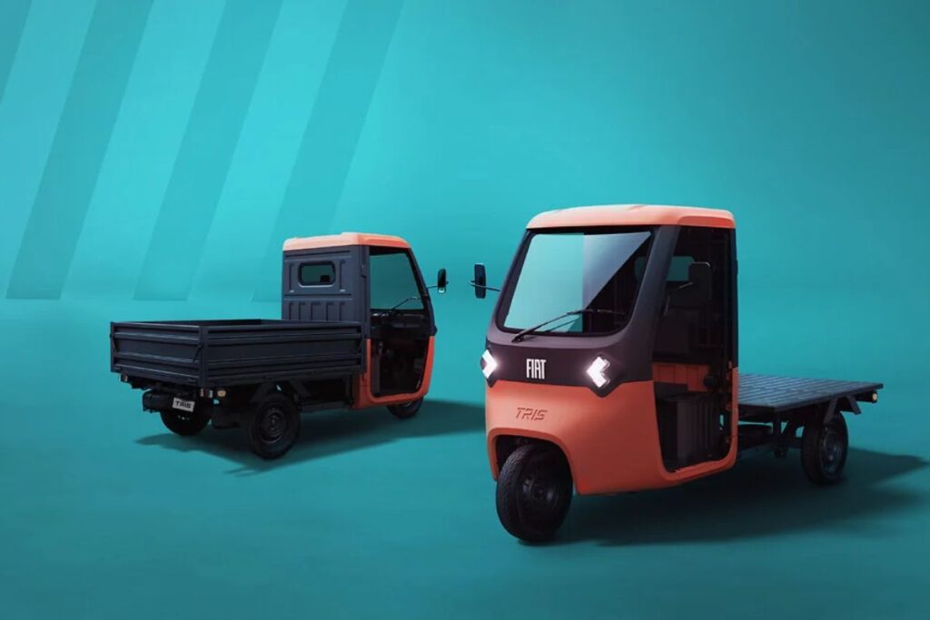 Triciclo Fiat Tris é solução 100% elétrica para transporte last mile 3 Fiat Tris