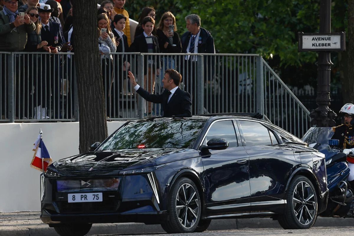 DS Nº8 elétrico torna-se viatura oficial do presidente francês 2 DS Nº8