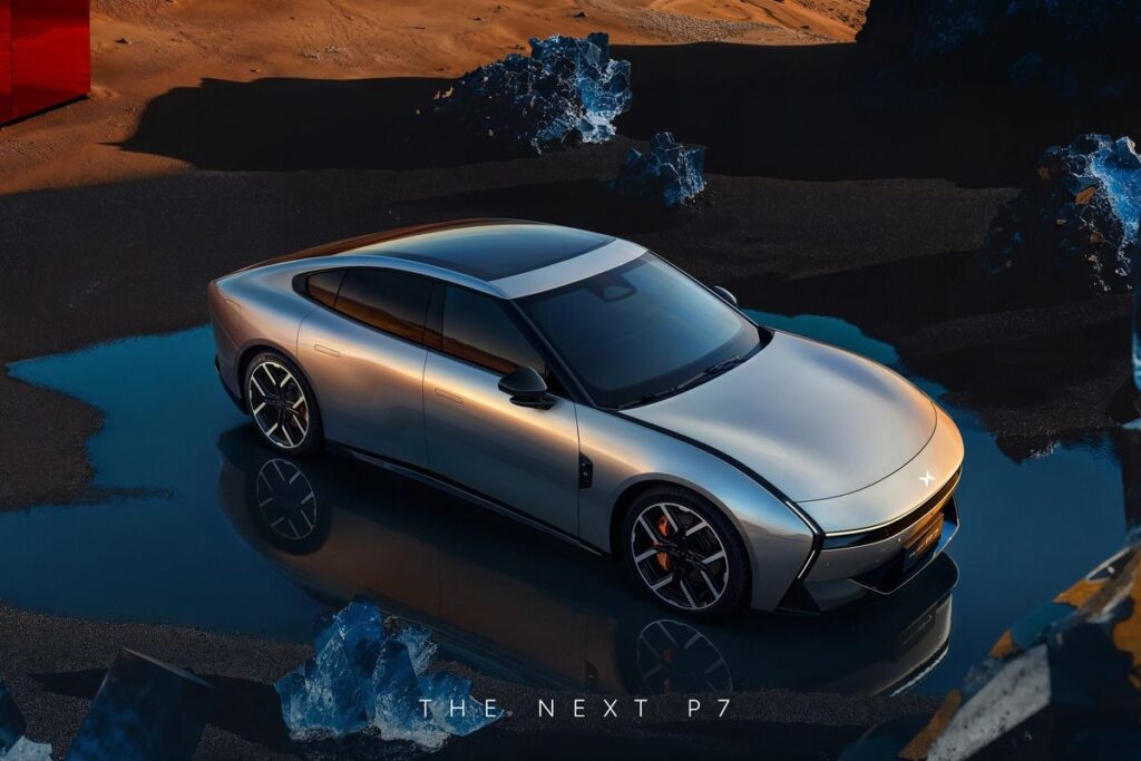 Novo Xpeng P7 com primeiras fotos oficiais 3 novo Xpeng P7