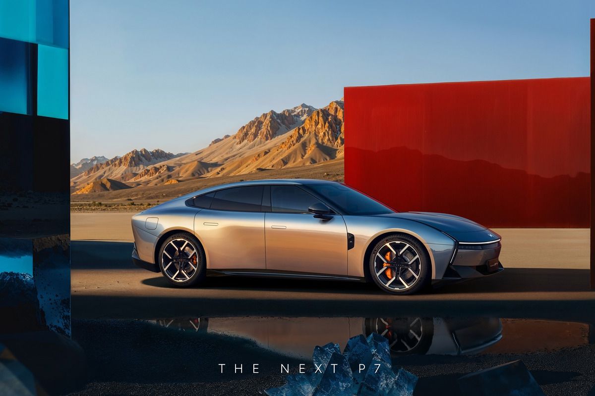 Novo Xpeng P7 com primeiras fotos oficiais 2 Novo Xpeng P7