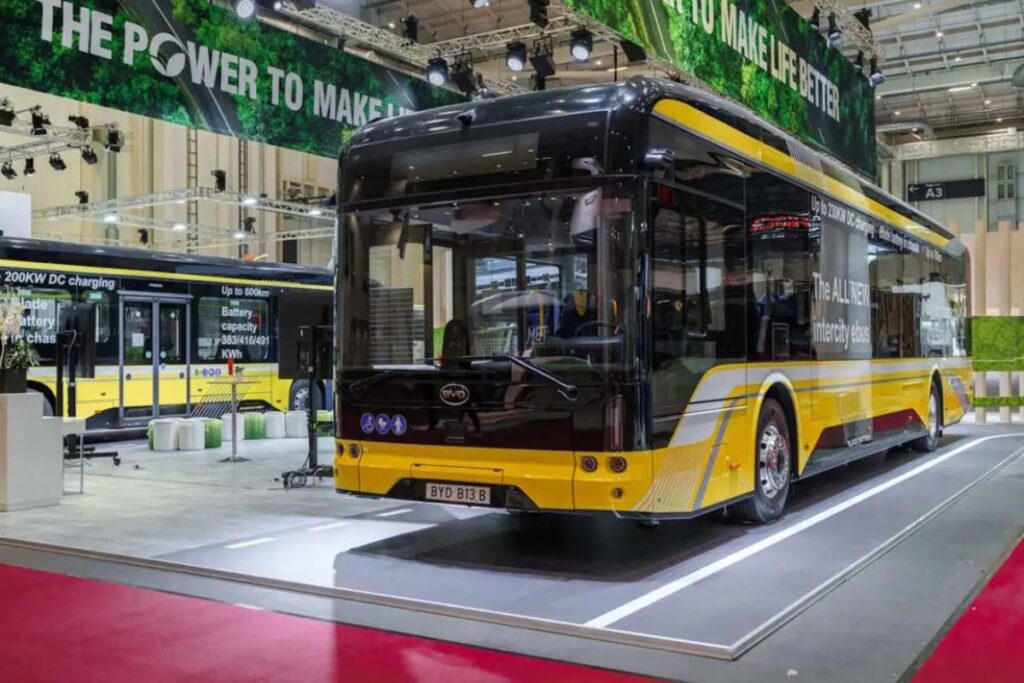 BYD estreia autocarro elétrico com até 700 km de autonomia 3 Autocarro elétrico BYD