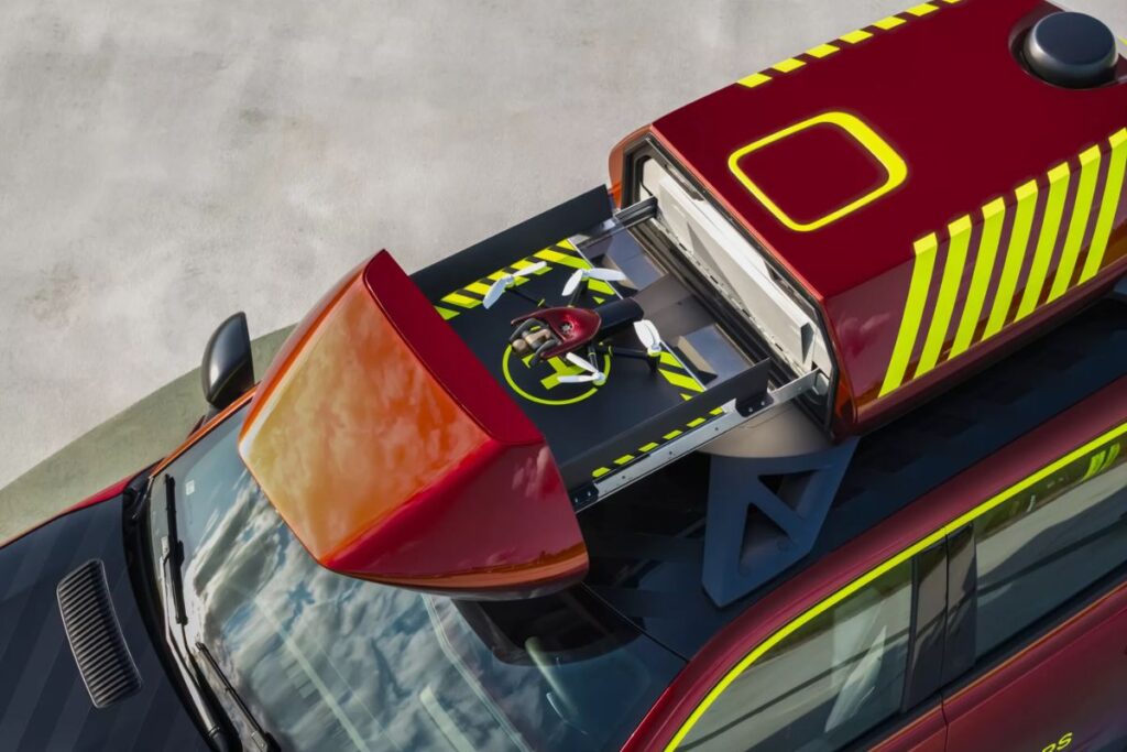 Vision 4rescue: Renault reinventa o carro de emergência 9 vision 4rescue drone