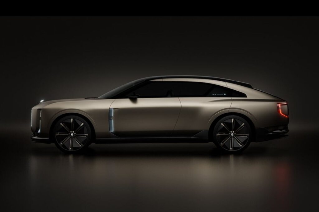Bentley EXP 15: conceito mostra luxo do futuro 100% elétrico 4 Bentley concept lado