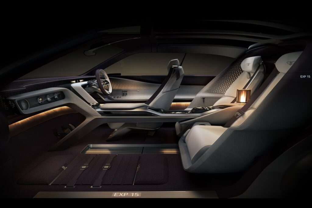Bentley EXP 15: conceito mostra luxo do futuro 100% elétrico 6 Bentley concept traseira interior