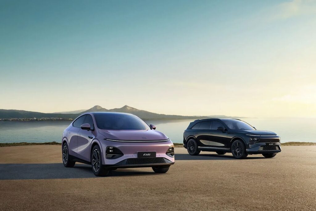 Novo Xpeng G9 apanhado em testes de condução autónoma em Lisboa 7 Xpeng G6 e G9