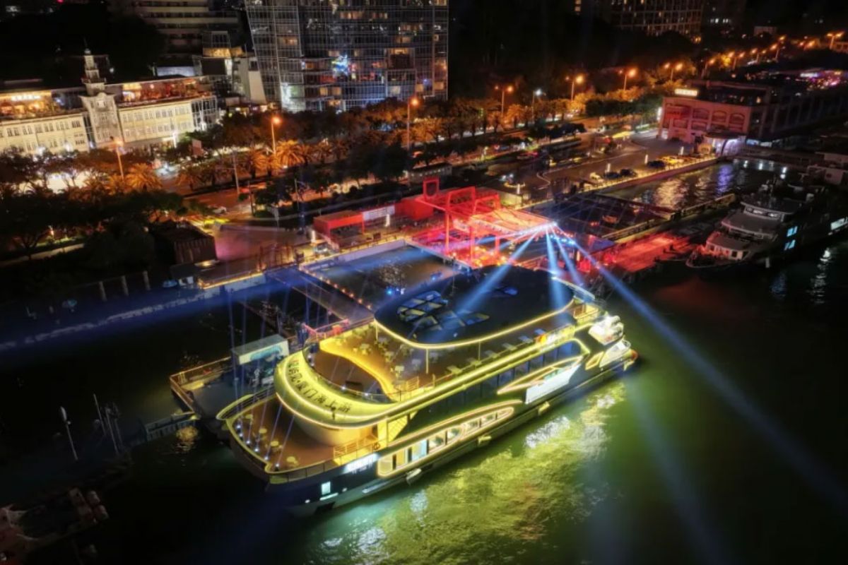 Primeiro barco turístico totalmente elétrico entra em operação na China 2 barco turístico elétrico