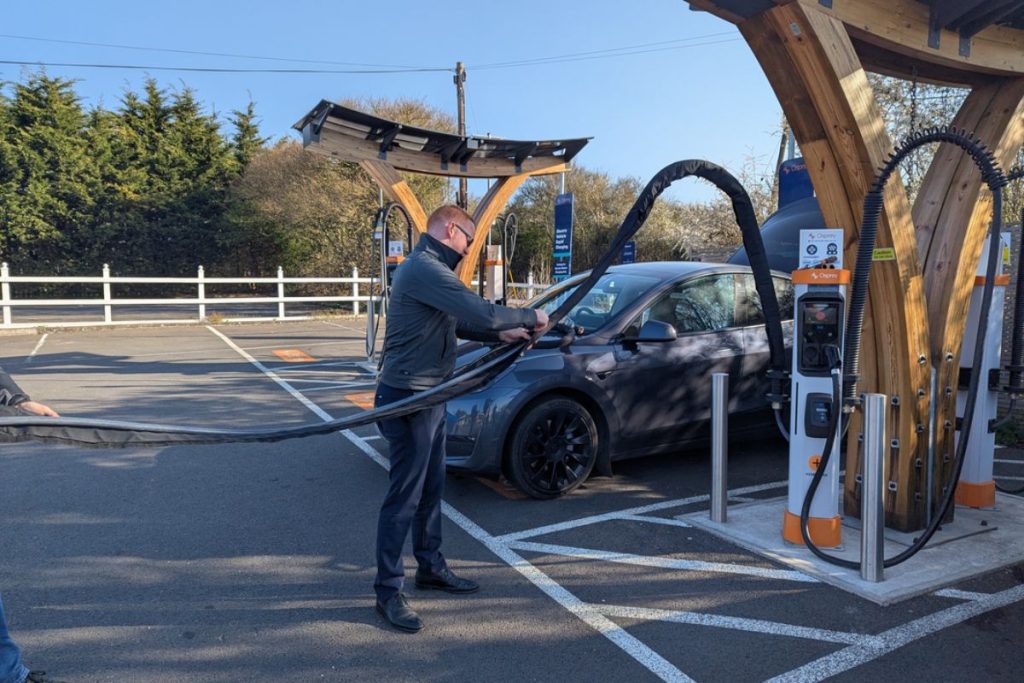 Roubo de cabos EV? CableGuard promete travar o crime 5 CableGuard