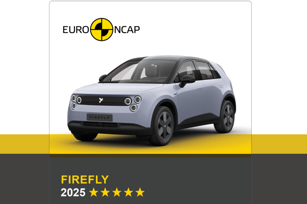 Togg e Firefly conquistam 5 estrelas EuroNCAP à primeira 5 5 estrelas