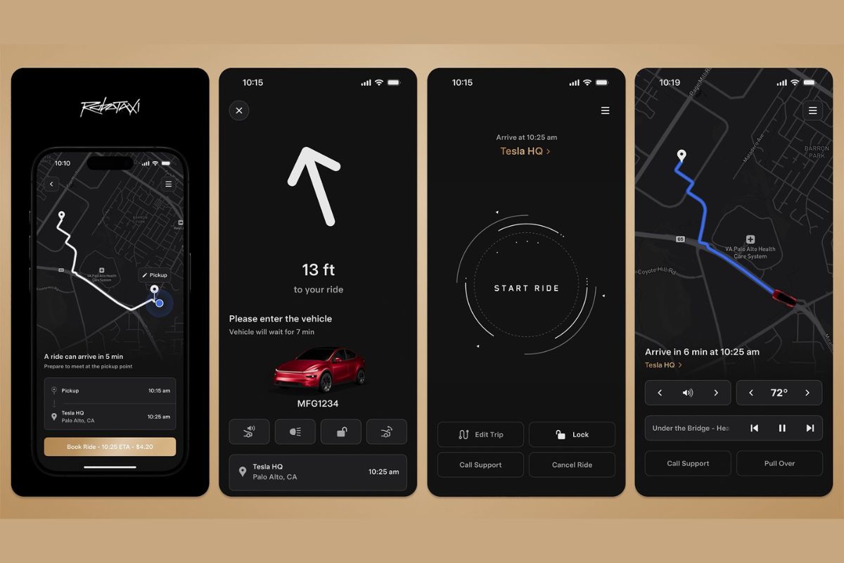 Se for a Austin já pode pedir um robotaxi da Tesla 2 aplicação robotaxi