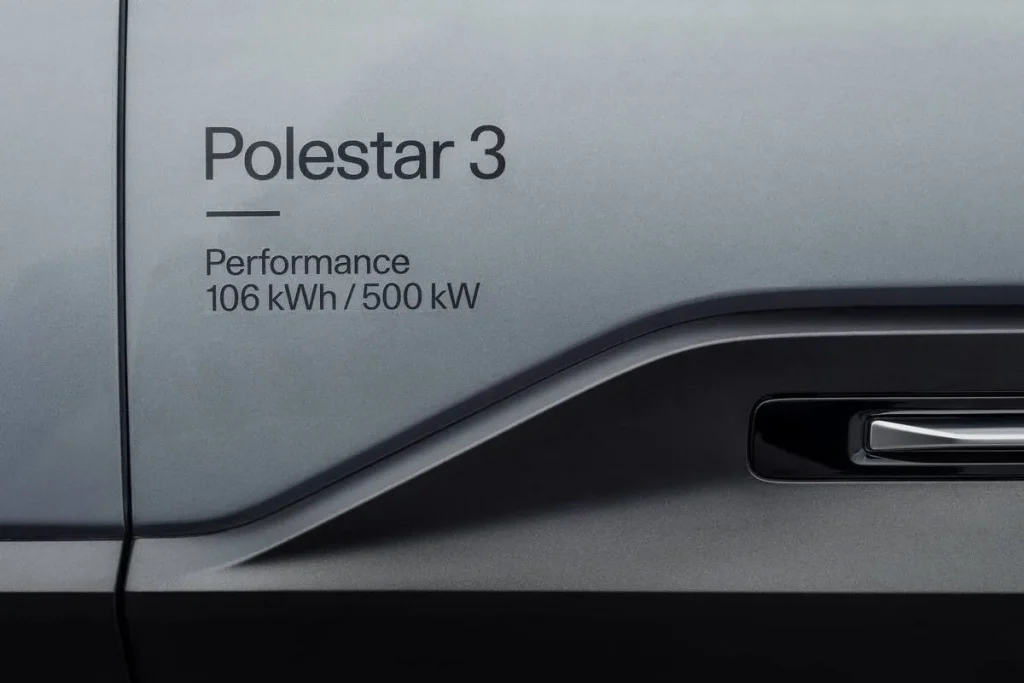 Polestar 3 MY2026 é carro "completamente novo" 5 Polestar 3 Performance com bateria de 106 kWh e uma potência de 500 kW
