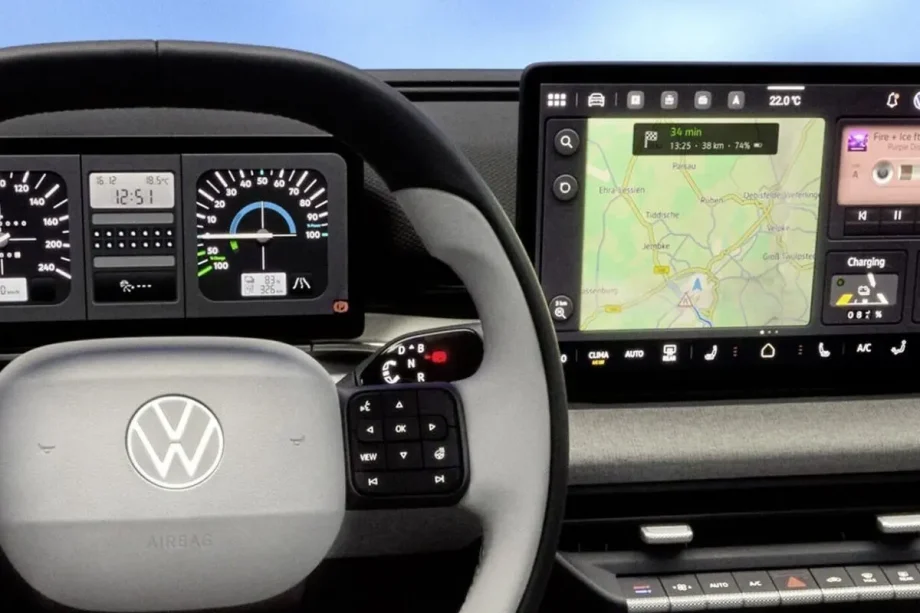 O Volkswagen ID. Polo traz os botões de volta ao cockpit 2 A imagem mostra o cockpit do ID. Polo com mais botões físicos