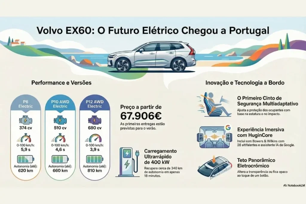 Volvo EX60 já disponível para encomenda em Portugal 4 Volvo EX60 infografia