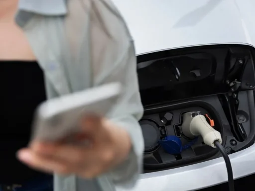Carregamentos na rede pública cresceram 45% 3 Um carro elétrico a carregar. Em 2025 foram feitos 8,8 milhões de carregamentos