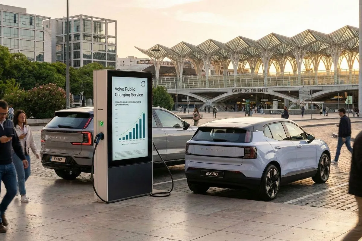 A eletrificação está a fazer o seu caminho 2 Eletrificação volvo. imagem gerada por ia