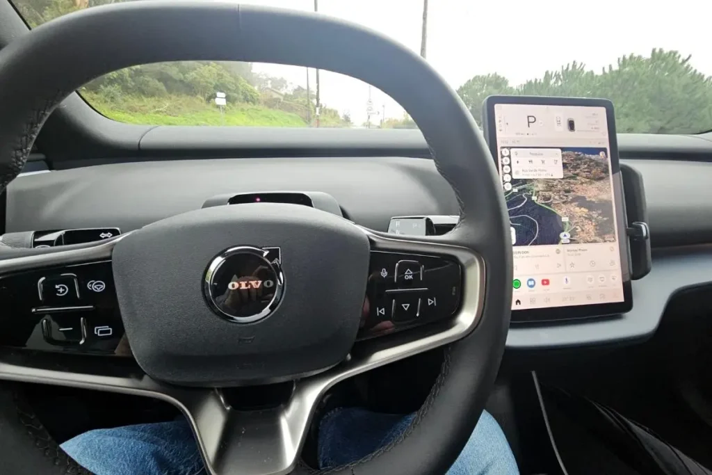 EX30: ao volante do mais giro dos Volvo 6 Volante do EX30