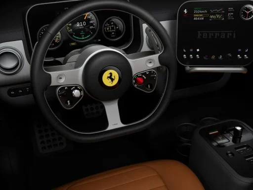 Ferrari Luce: o primeiro elétrico de Maranello é feito para ser tocado 3 O cockpit do ferrari luce