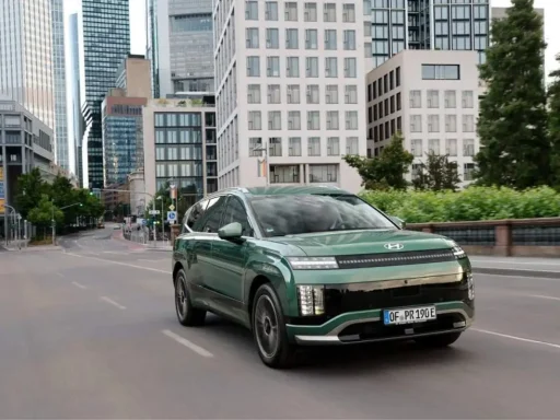 Novo Hyundai IONIQ 9 já em pré-venda em Portugal 3 IONIQ 9 nas ruas de uma cidade