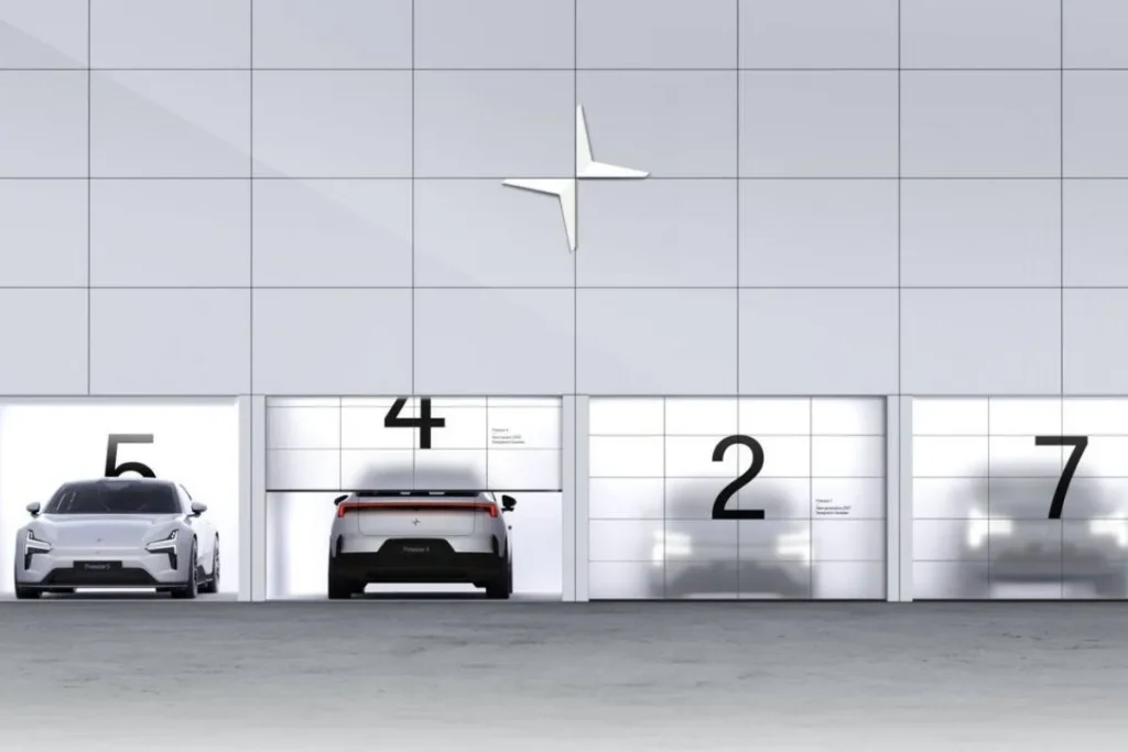 Em equipa que ganha mexe-se: Polestar 4 e Polestar 2 lideram nova vaga 3 Imagem com os quatro modelos que vão ser lançados pela Polestar.