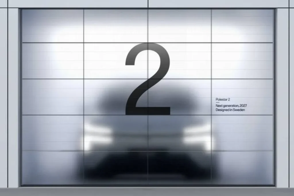 Em equipa que ganha mexe-se: Polestar 4 e Polestar 2 lideram nova vaga 6 Silhueta dianteira do Polestar 2
