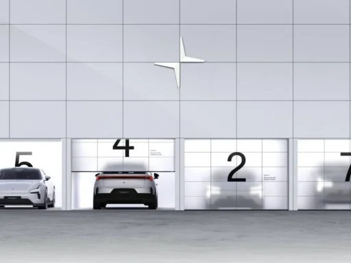 Em equipa que ganha mexe-se: Polestar 4 e Polestar 2 lideram nova vaga 3 Imagem com os quatro modelos que vão ser lançados pela Polestar.