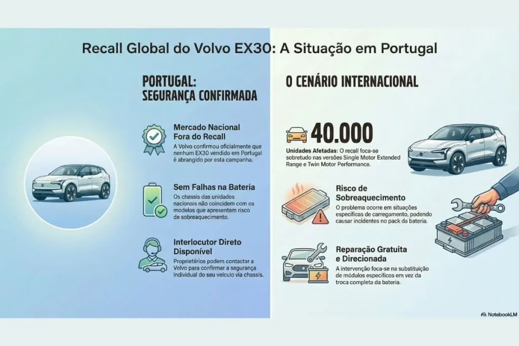 Recall: Volvo EX30 em Portugal sem problemas de bateria 4 Recall EX30