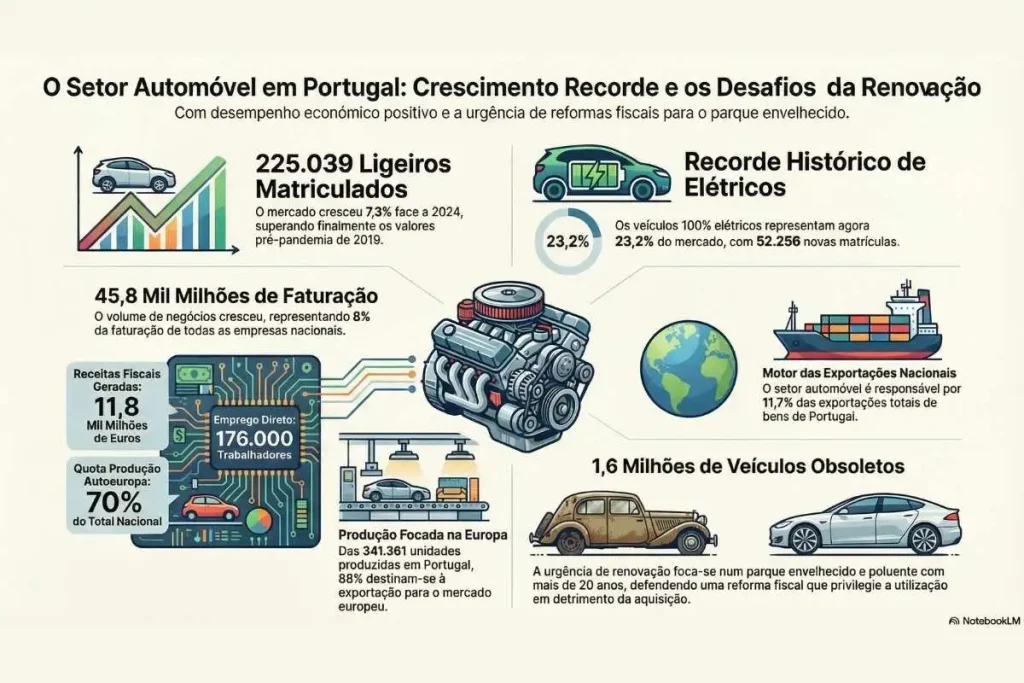 ACAP quer incentivo ao abate para tirar 40 mil carros velhos da estrada em 2026 5 carros velhos infografia