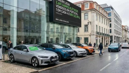 Um em cada 4 carros vendidos em janeiro foi 100% elétrico 6 carros vendidos