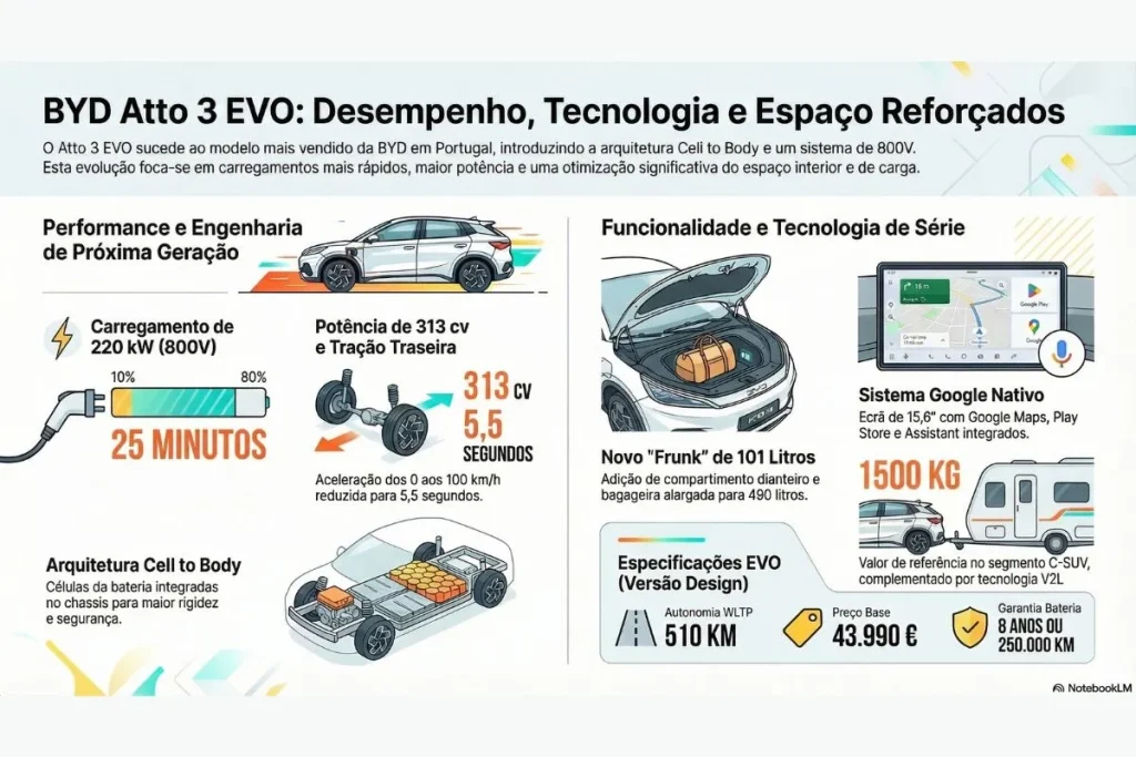 BYD Atto 3 EVO: 510 km de autonomia por 43.990 euros 11 BYD ATTO 3 Evo infografia
