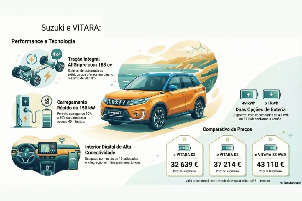 Suzuki e VITARA chega com a primavera 4 Suzuki e Vitara INFOGRAFIA