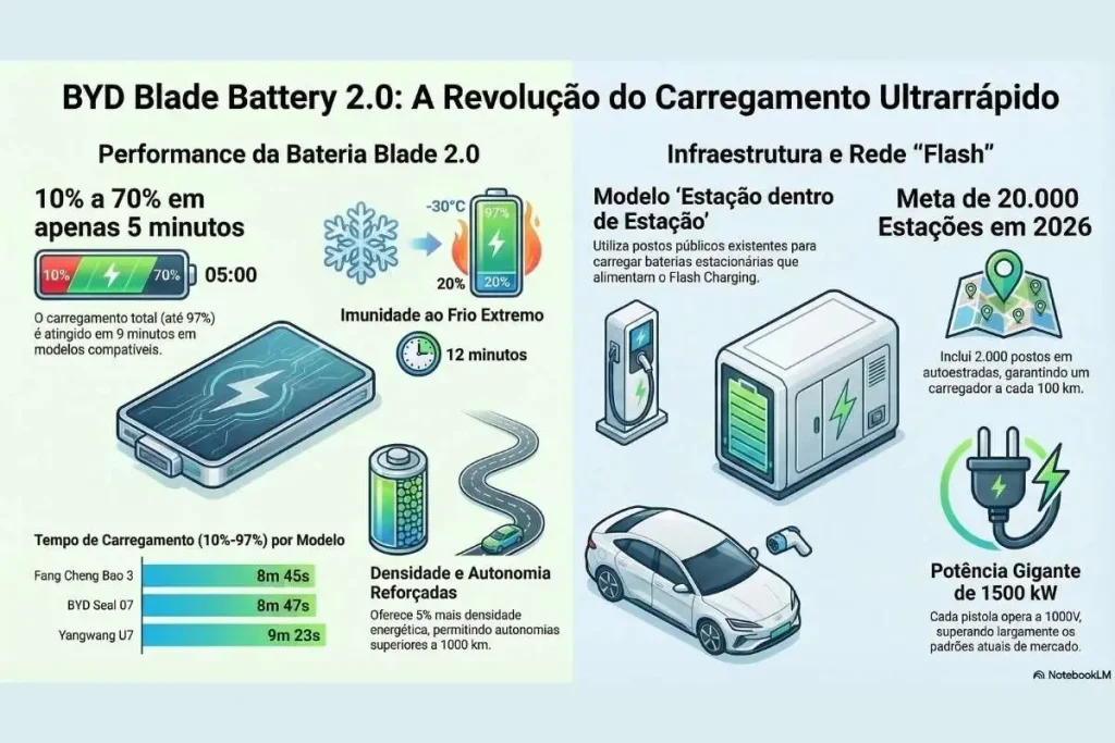 Blade Battery 2.0 da BYD carrega de 10% a 97% em 9 minutos 4 blade battery 2.0 BYD infografia